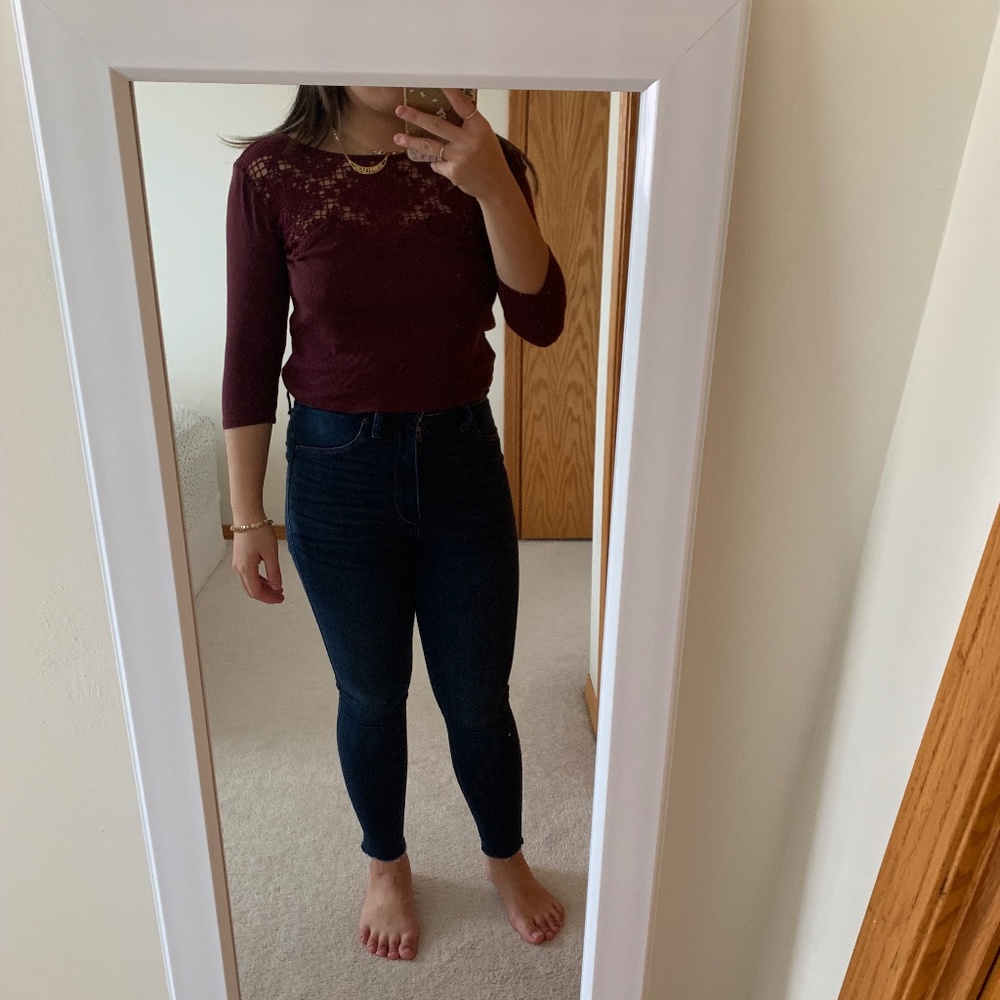 American Eagle fall vibe top